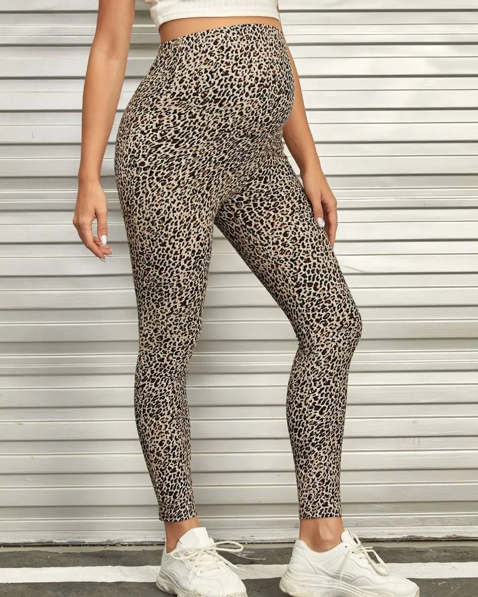 Leopard Custom Maternity Tight