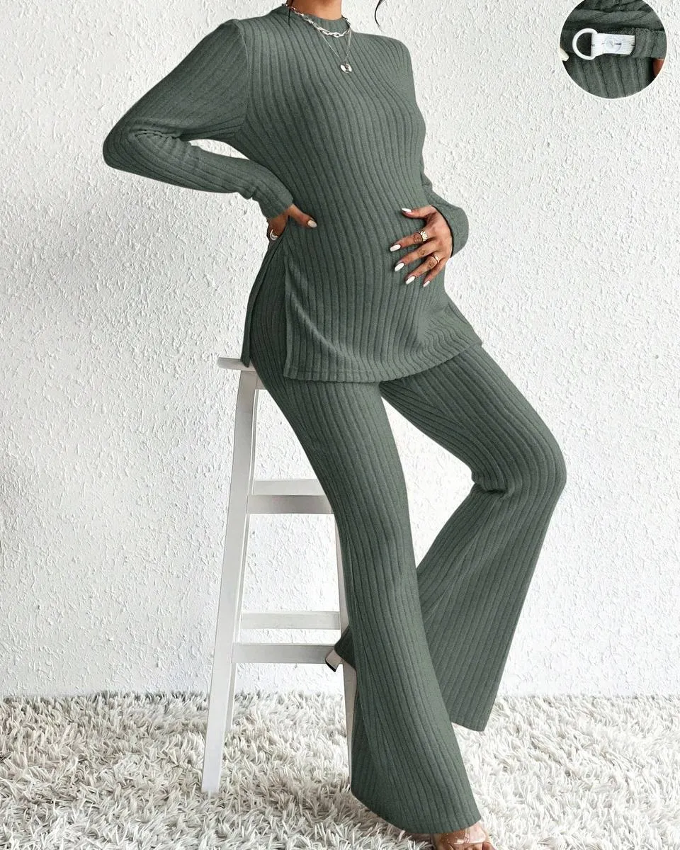 Stylish Grey Maternity Complete Outfit